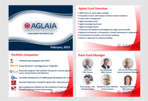 PowerPoint Design by noed for Aglaia Biomedical Ventures | Design: #7507219