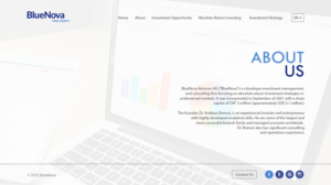 Web Design by dii for Blue Nova Advisors AG | Design: #7457799