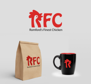RFC (to stand out and) Romford's Finest Chicken | Logo Design by Firstception