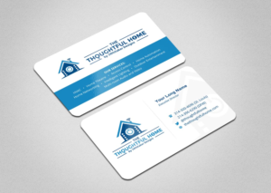 Business Card Design by INDIAN_Ashok for The Thoughtful Home by JWhitaker Designs | Design: #7435346