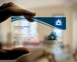 Business Card Design by INDIAN_Ashok for The Thoughtful Home by JWhitaker Designs | Design: #7435356