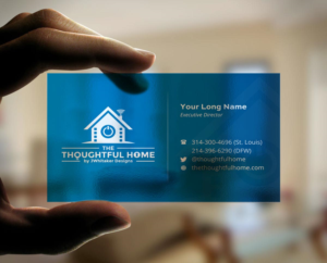 Business Card Design by INDIAN_Ashok for The Thoughtful Home by JWhitaker Designs | Design: #7435358
