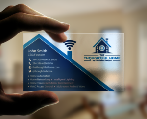 Business Card Design by chandrayaan.creative for The Thoughtful Home by JWhitaker Designs | Design: #7444378