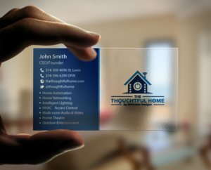 Business Card Design by chandrayaan.creative for The Thoughtful Home by JWhitaker Designs | Design: #7444394