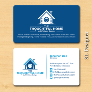 Business Card Design by SL Designer for The Thoughtful Home by JWhitaker Designs | Design: #7433936