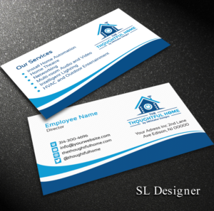 Business Card Design by SL Designer for The Thoughtful Home by JWhitaker Designs | Design: #7434166