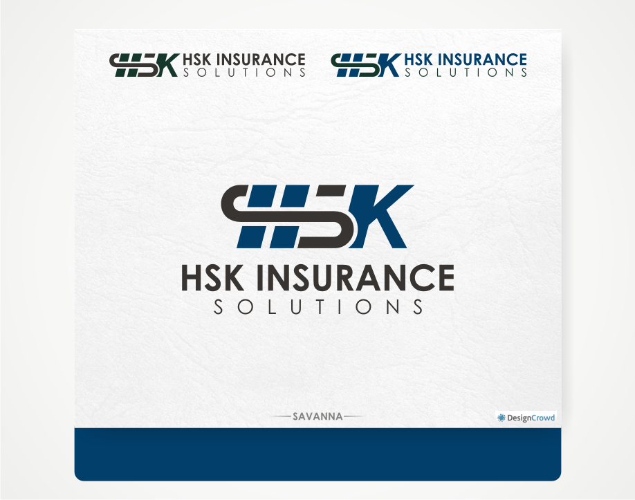 Logo Design by Savana for HSK Insurance Solutions | Design #1871187