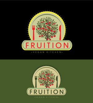 Logo Design by Tamilan for Fruition Vegan Kitchen | Design #7446225