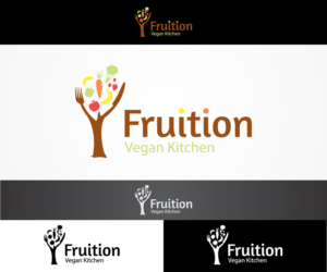 Logo Design by sangeloenriquez for Fruition Vegan Kitchen | Design #7442833