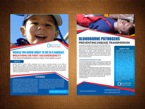 Diseño de Flyer por creative.bugs para Optimum Health and Safety | Diseño: #7442393