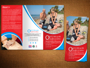 Diseño de Flyer por creative.bugs para Optimum Health and Safety | Diseño #7498173