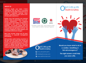 Diseño de Flyer por Rick Miller para Optimum Health and Safety | Diseño: #7506672