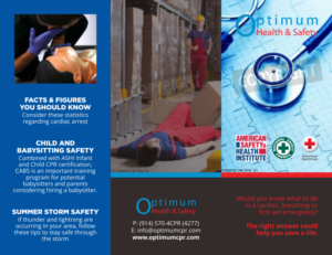 Diseño de Flyer por barinix para Optimum Health and Safety | Diseño #7489985