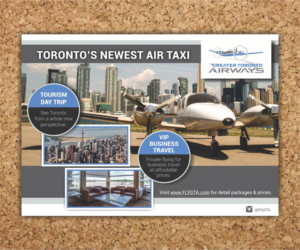 Adventure Flights/ Private Charters (Air Taxi) | Brochure Design by Cut and Glue
