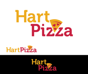 Hart Pizza | Logo Design by CoffeeBreak88