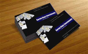 Visitenkarten-Design von Ali Amir für Karma Daya Investments | Design #1880377
