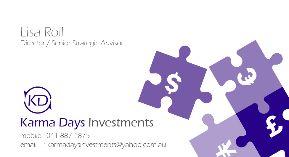 Business Card Design by Ryan for Karma Daya Investments | Design #1887384