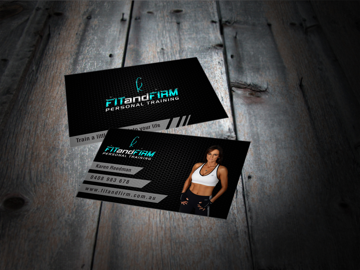 Business Card Design by MT for Fit and Firm Personal Training | Design #1891676