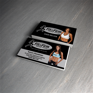Business Card Design by Sheldon for Fit and Firm Personal Training | Design: #1932605