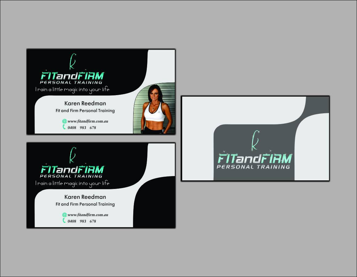 Business Card Design by Timely Art & Design for Fit and Firm Personal Training | Design #1888219