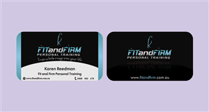 Business Card Design by Timely Art & Design for Fit and Firm Personal Training | Design: #1888393