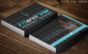 Design de Carte de Visite par Harshan pour Fit and Firm Personal Training | Design : #1921327