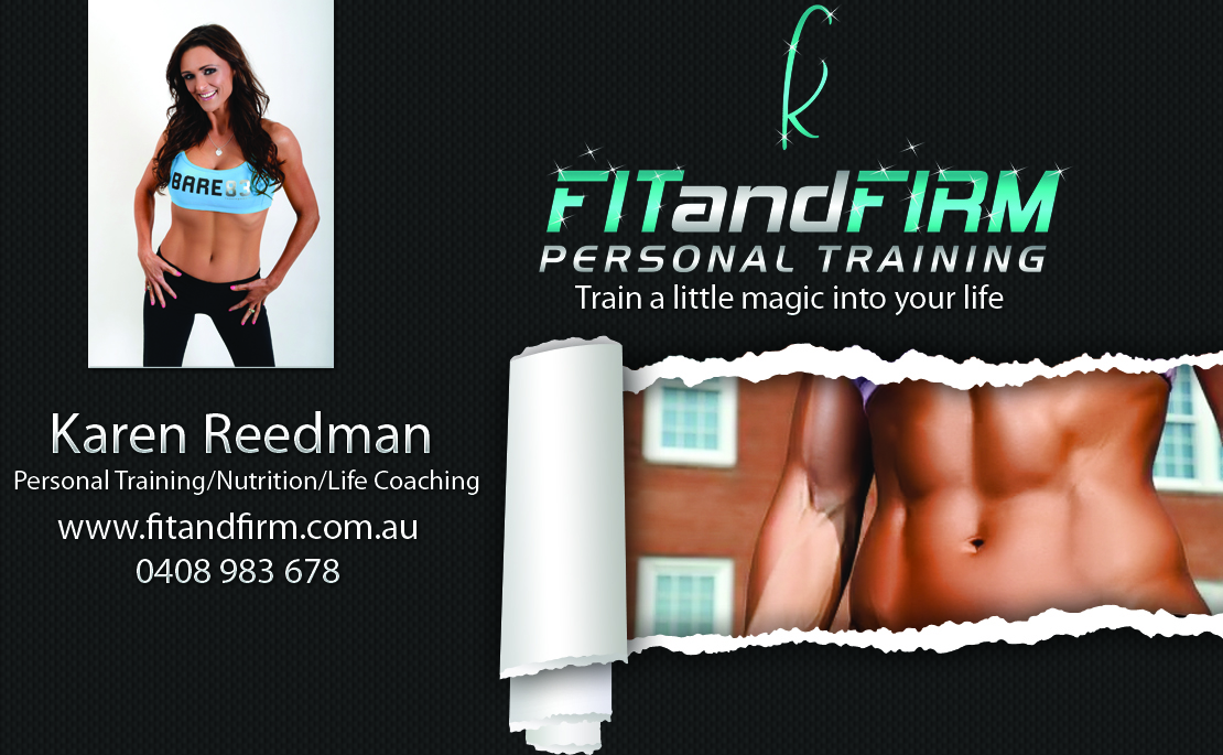 Business Card Design by Akaram Advertising for Fit and Firm Personal Training | Design #1929398