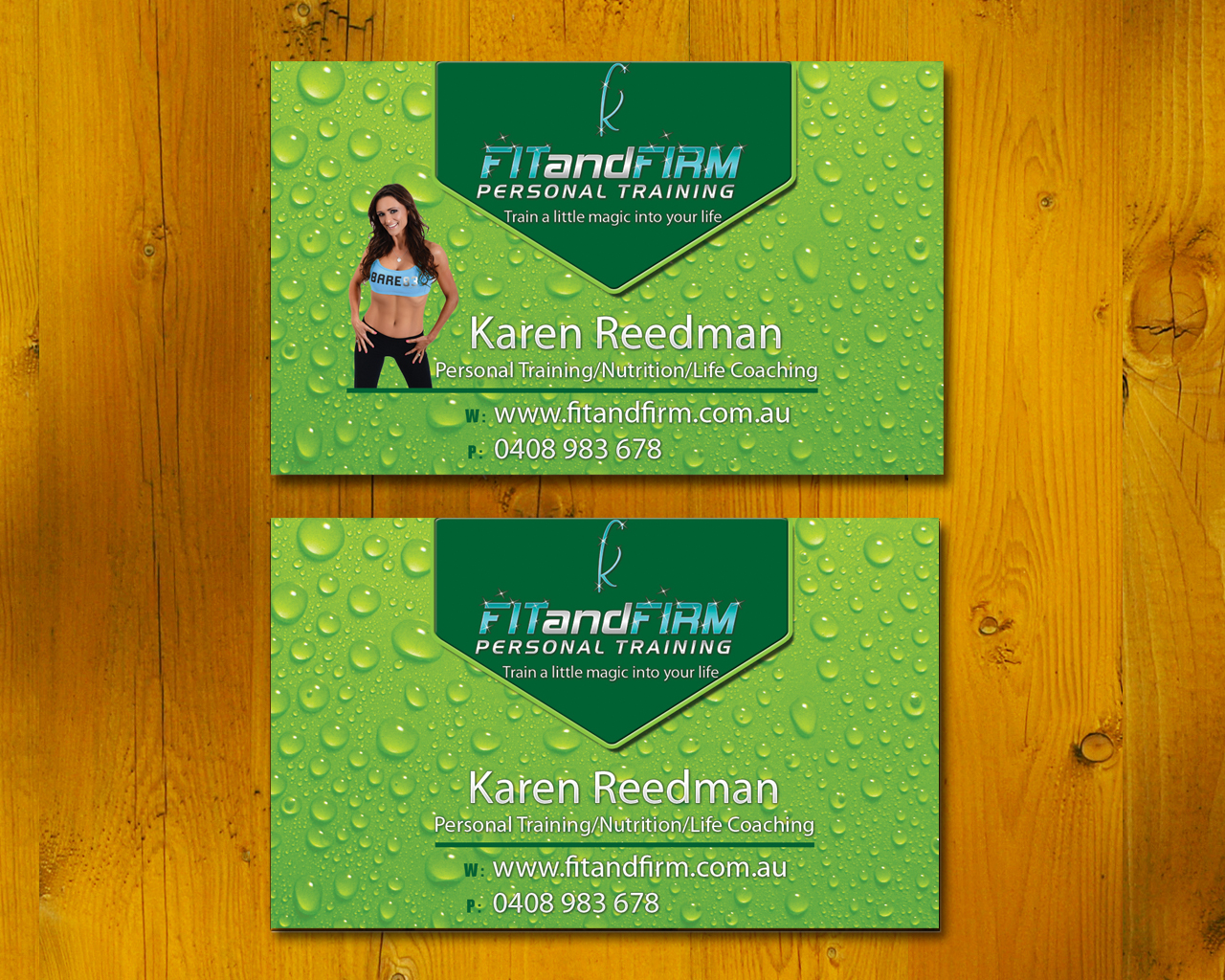 Business Card Design by Akaram Advertising for Fit and Firm Personal Training | Design #1929608