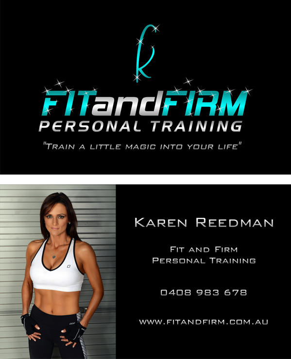 Business Card Design by Tesla for Fit and Firm Personal Training | Design #1900991