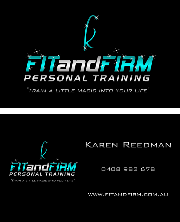 Business Card Design by Tesla for Fit and Firm Personal Training | Design #1901010