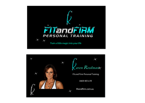 Design de Carte de Visite par sgarchdesign pour Fit and Firm Personal Training | Design : #1911461