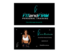Design de Carte de Visite par sgarchdesign pour Fit and Firm Personal Training | Design : #1911463
