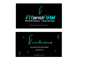Design de Carte de Visite par sgarchdesign pour Fit and Firm Personal Training | Design : #1911466