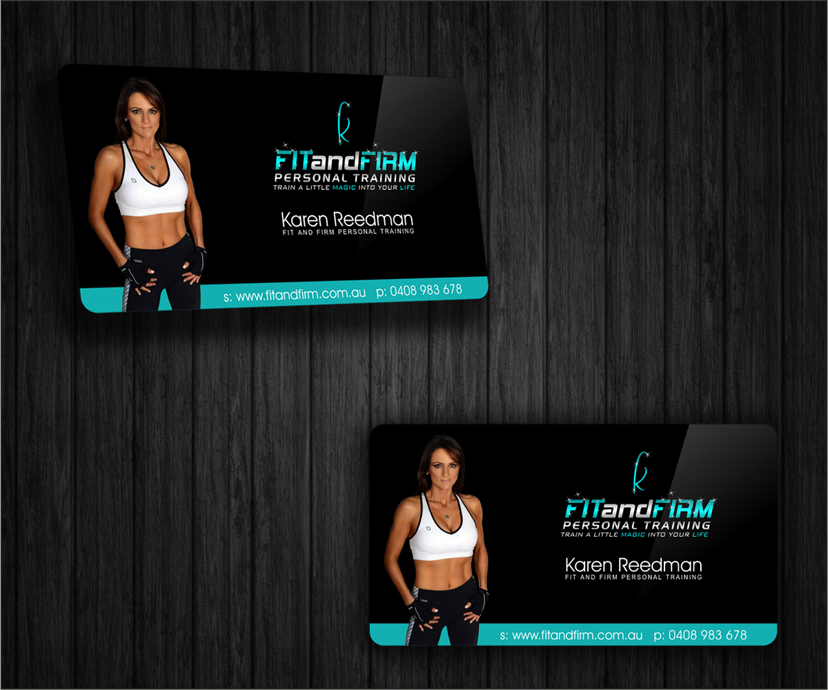 Diseño de Tarjeta de Presentación por FutureDesigne para Fit and Firm Personal Training | Diseño #1925673