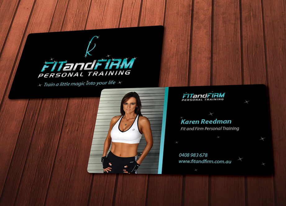 Business Card Design by Chere for Fit and Firm Personal Training | Design #1925948