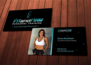 Business Card Design by Chere for Fit and Firm Personal Training | Design: #1925948