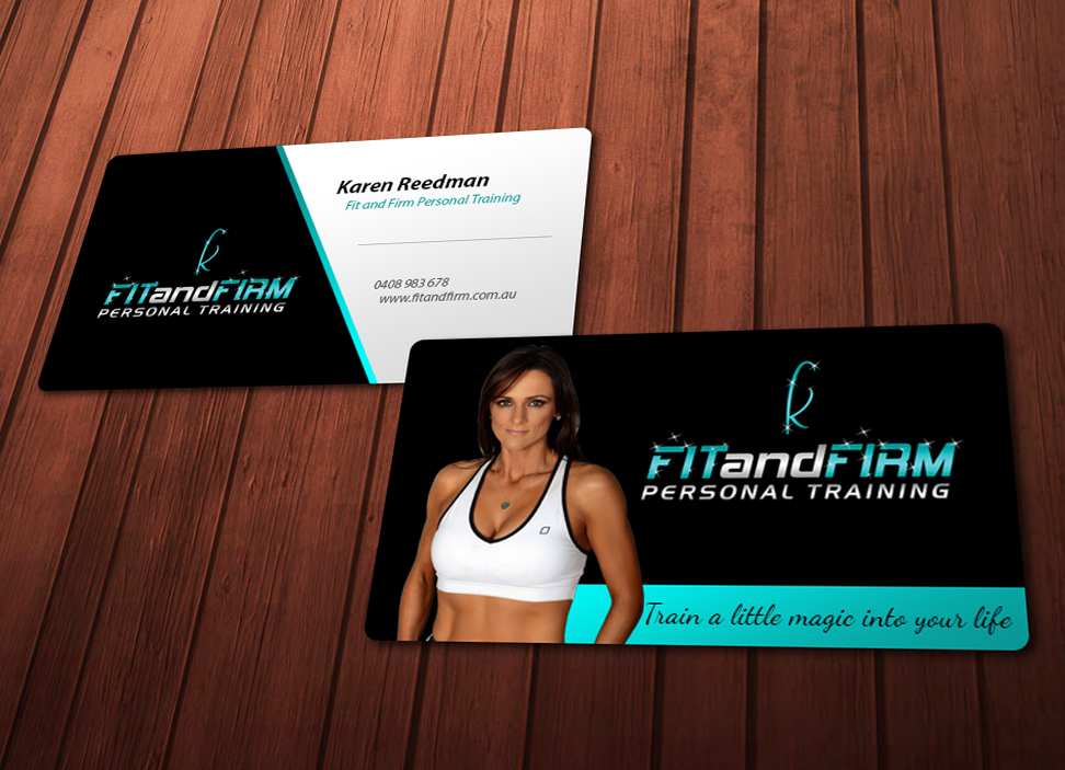 Diseño de Tarjeta de Presentación por Chere para Fit and Firm Personal Training | Diseño #1926166