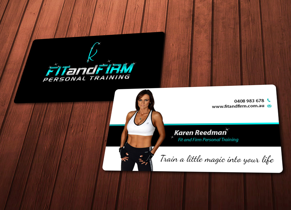 Design de Carte de Visite par Chere pour Fit and Firm Personal Training | Design #1926998