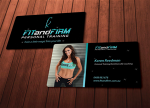 Design de Carte de Visite par Chere pour Fit and Firm Personal Training | Design : #1931262