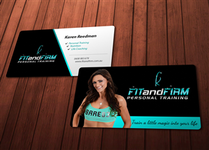 Design de Carte de Visite par Chere pour Fit and Firm Personal Training | Design : #1935652