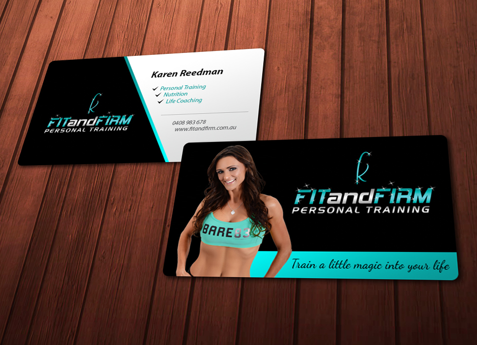 Design de Carte de Visite par Chere pour Fit and Firm Personal Training | Design : #1935657