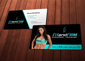 Design de Carte de Visite par Chere pour Fit and Firm Personal Training | Design : #1935657