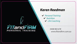 Design de Carte de Visite par Chere pour Fit and Firm Personal Training | Design : #1941656