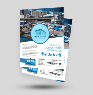Uncle Gussys catering food truck  | Flyer Design by Kishaloy_D