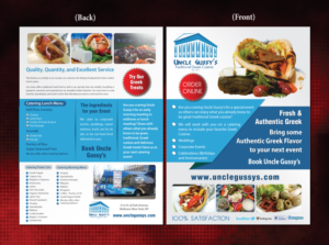 Uncle Gussys catering food truck  | Flyer Design by meet007