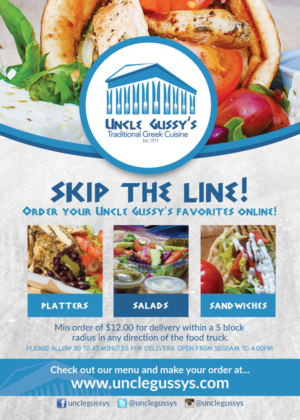 Flyer Design by John Mares for Uncle Gussys | Design: #7493272