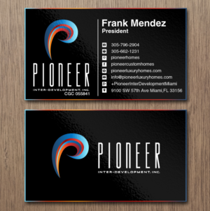 Business Card Design by Lanka Ama for Pioneer Inter-Development, Inc.  | Design: #7440822