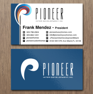 Business Card Design by Lanka Ama for Pioneer Inter-Development, Inc.  | Design: #7440823