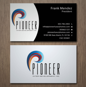 Business Card Design by Lanka Ama for Pioneer Inter-Development, Inc.  | Design: #7440838
