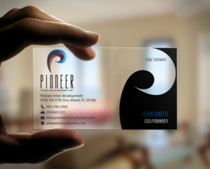 Business Card Design by chandrayaan.creative for Pioneer Inter-Development, Inc.  | Design: #7444288